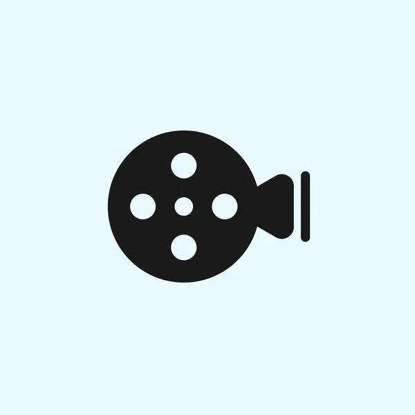 Film Camera Logo Design Vector Illustration — Stockvektor