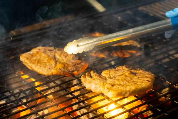 Grill Meat Barbeque Bbq — Stockfoto