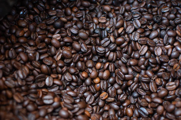 Toasted coffee. Coffee beans. Coffee bag. Brown.