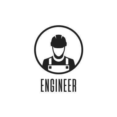 Mühendis vektör simgesi.
