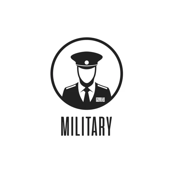 Icono vector militar. Vector De Stock