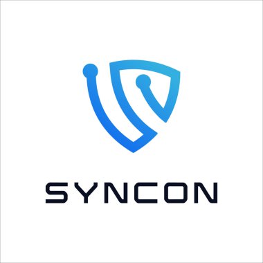 S Harfi Kalkanı logo tasarım şablon ögesi