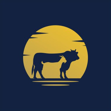 Kurban Bayramı Mübarek. Koyun ve yıldız kağıdı kesim tarzıyla Müslüman halk festivali arka plan tasarımı. Vector Illustration