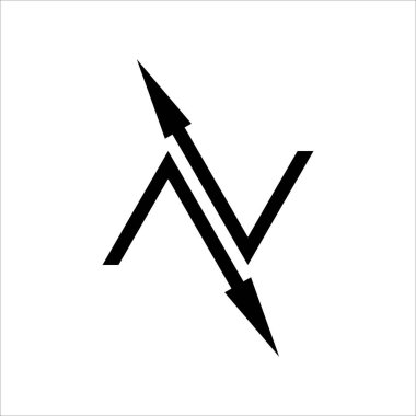 Harf VA, AV Logo Tasarım Şablonu