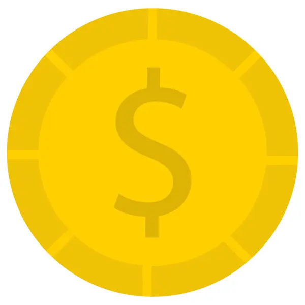 Dollar Münze Die Leicht Geändert Oder Bearbeitet Werden Kann — Stockfoto
