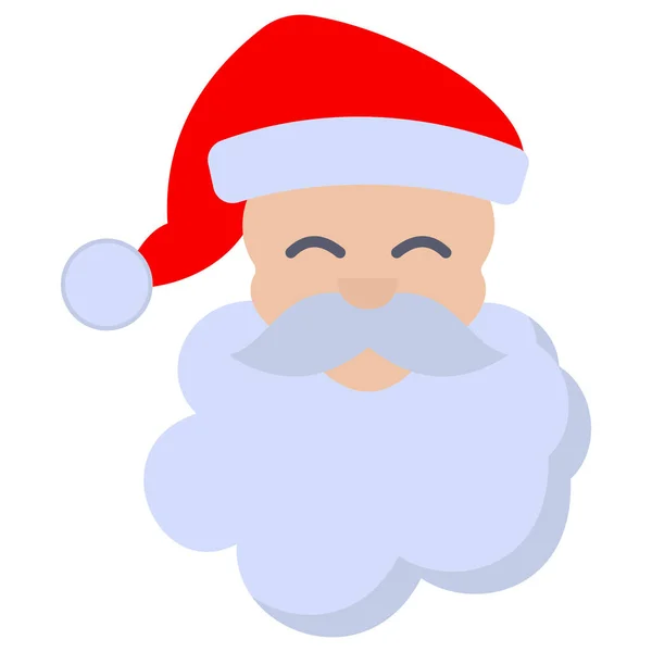 Weihnachtsmann Geschenk Isolated Vector Ikone — Stockfoto
