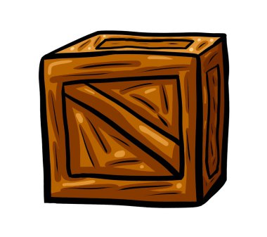 Bir sandığın dijital illüstrasyonu