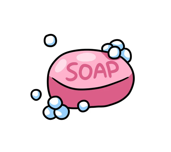 Digital Illustration Cartoon Soap — Fotografie, imagine de stoc
