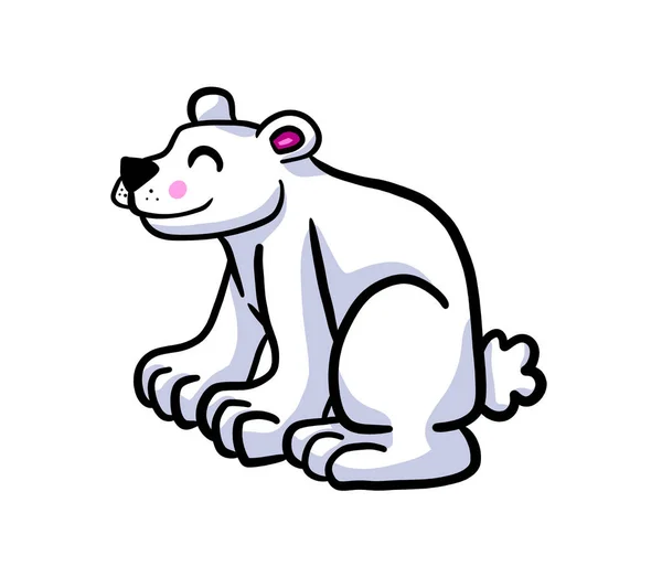 Digital illustration of an adorable Polar Bear