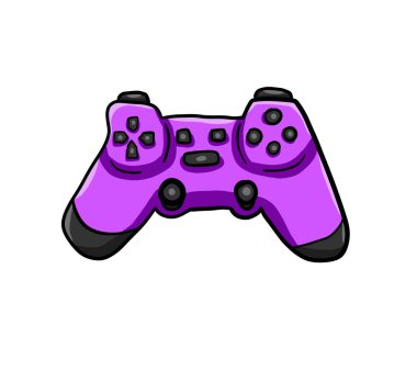 Digital illustration of a game controller