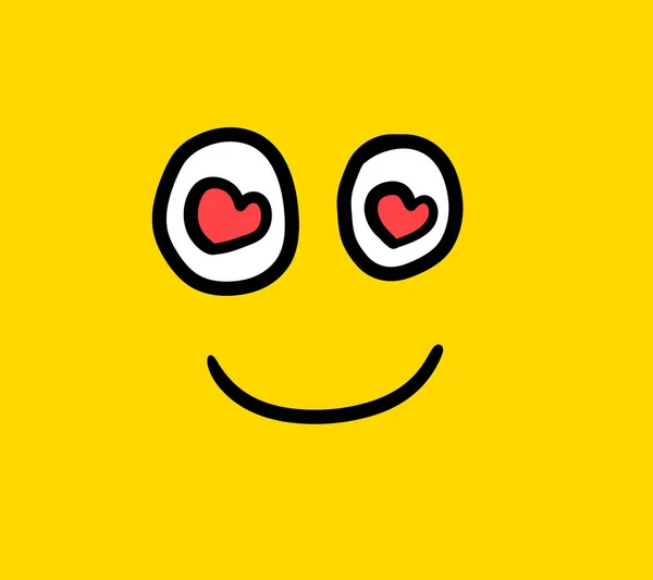 Digital Illustration Cartoon Emoticon Face Background — 스톡 사진