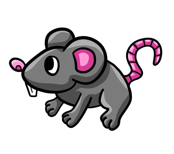 Digital Illustration Mouse — Stockfoto