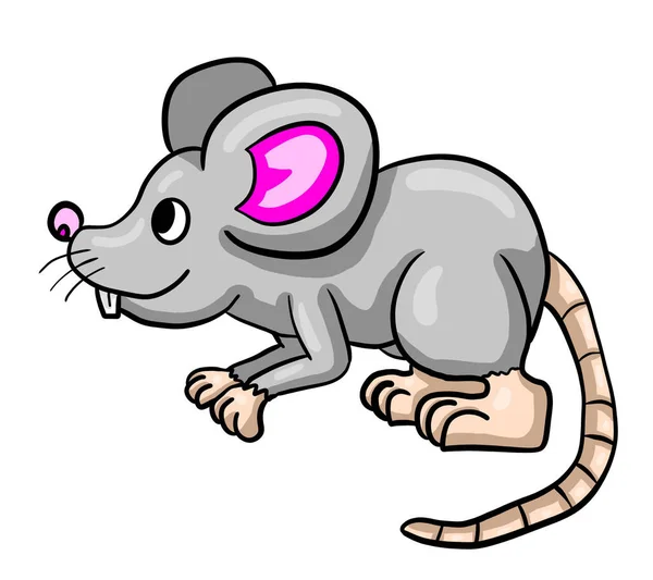 Цифровая Иллюстрация Мыши — стоковое фото