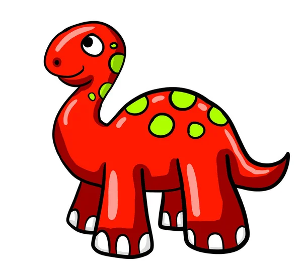 Ilustración Digital Dinosaurio — Foto de Stock