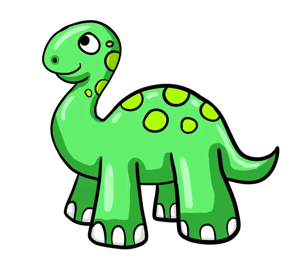 Ilustração Digital Dinossauro — Fotografia de Stock