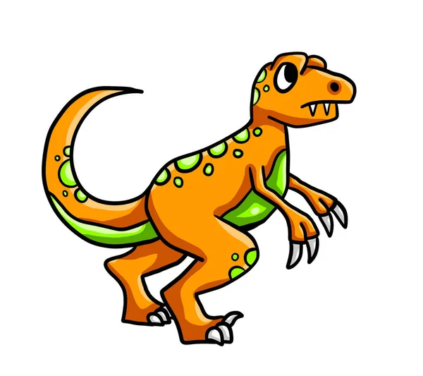 Цифровая Иллюстрация Динозавра — стоковое фото