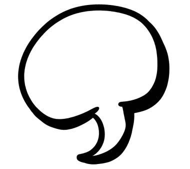 Digital illustration of a chat icon