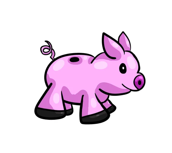 Ilustração Digital Piggy Bank — Fotografia de Stock