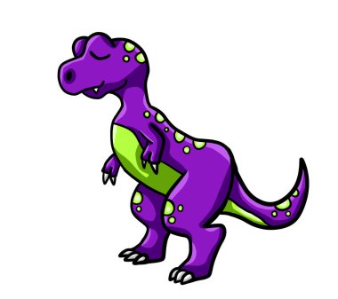 Dijital illüstrasyon bir t rex