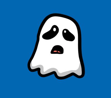 Digital illustration of a ghost