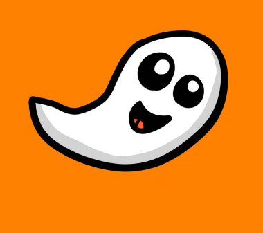 Digital illustration of a ghost