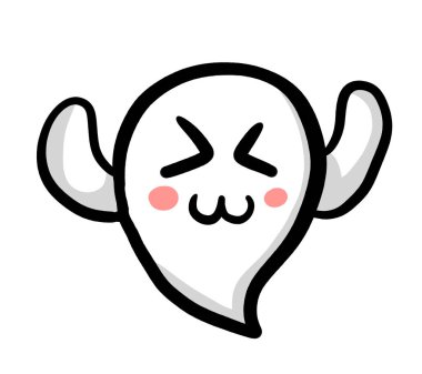 Digital illustration of a ghost