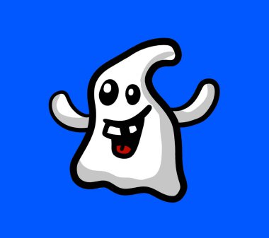 Digital illustration of a ghost