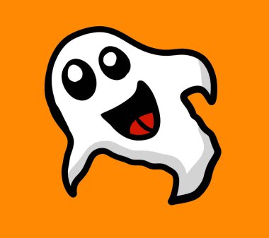 Digital illustration of a ghost