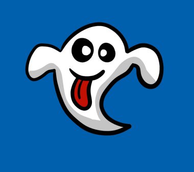 Digital illustration of a ghost