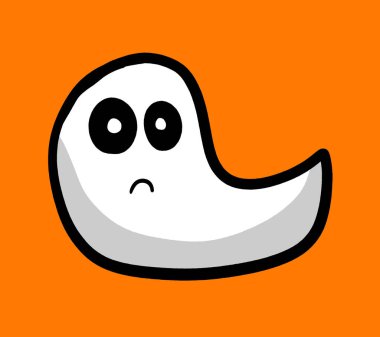 Digital illustration of a ghost