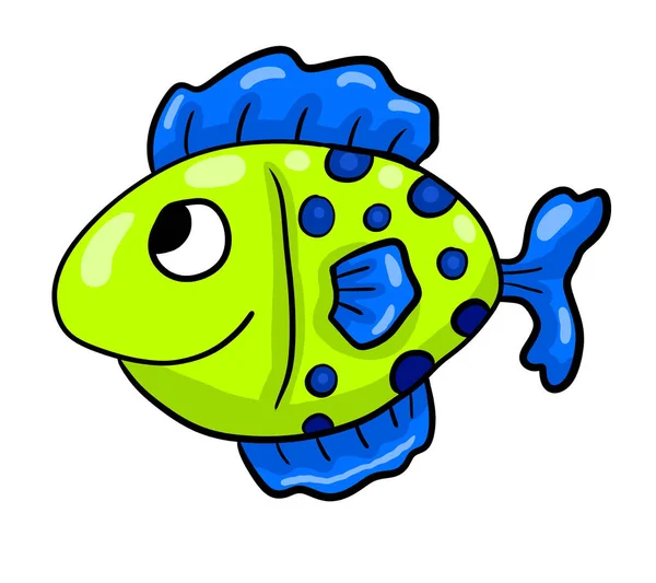 Digital Illustration Fish — Stok fotoğraf