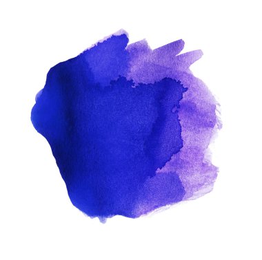 Mavi suluboya el yapımı.