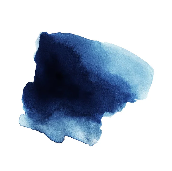 Χειροποίητη Απεικόνιση Μπλε Υδατογραφίας — Φωτογραφία Αρχείου