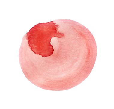 Kırmızı suluboya el yapımı.