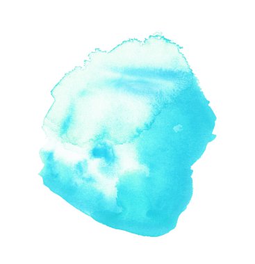 Mavi suluboya el yapımı.