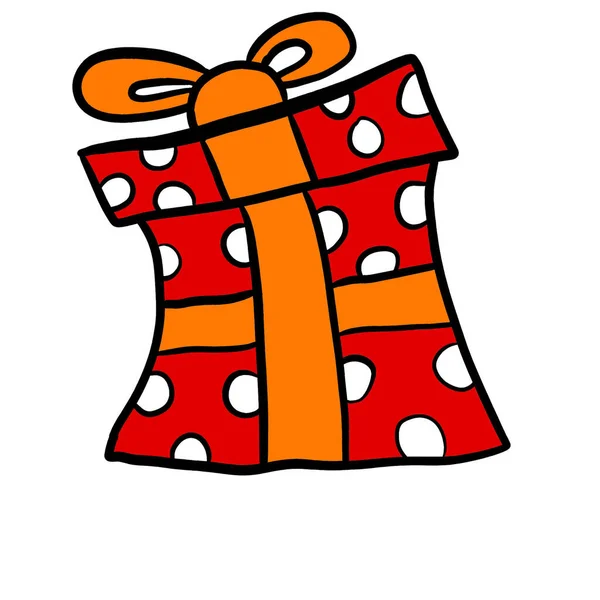 Ilustración Digital Regalo Navidad —  Fotos de Stock