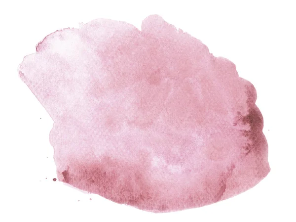 Handmade Illustration Pink Watercolor — Stockfoto