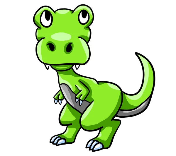 Digital Illustration Baby Rex — Stockfoto