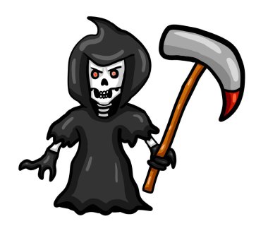 Bir Azrail 'in dijital çizimi