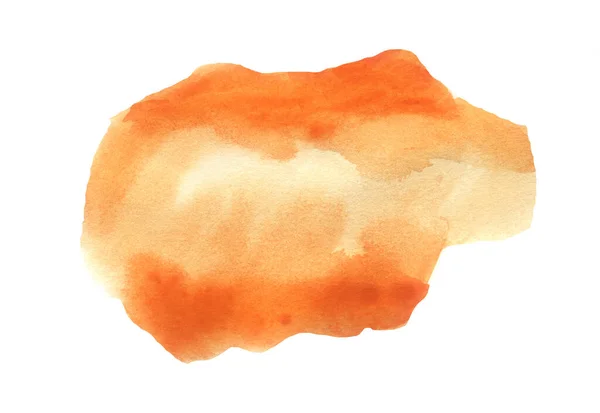 Handmade Illustration Orange Watercolor — Stock Photo, Image