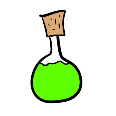 Bir iksirin dijital illüstrasyonu