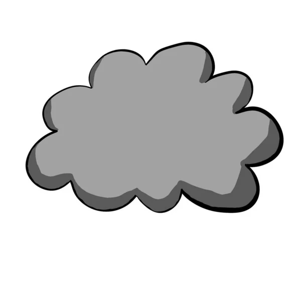 Digital Illustration Cloud — Stock Photo, Image