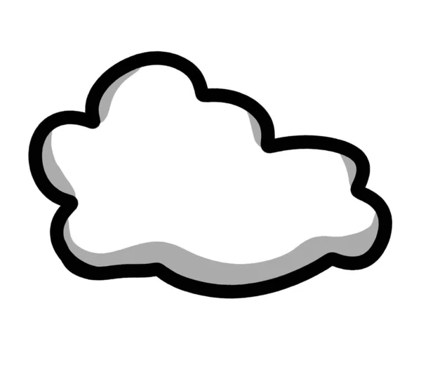 구름의 디지털 — 스톡 사진