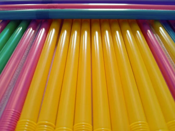 Colorful Straws Interesting Inspiring Feels Good — Fotografia de Stock