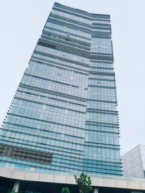 Bayrakli Tower in Izmir. Skyscraper.