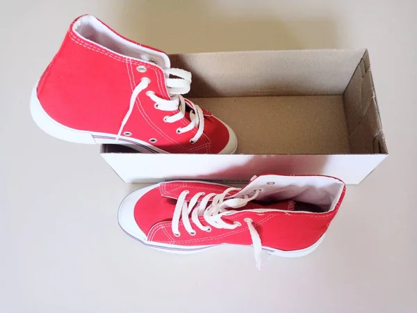Women Ankle Sneakers Young Style — Stock Fotó