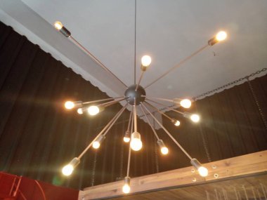 Sputnik chandelier. Modern chandelier. Great ambiance. Modern design.