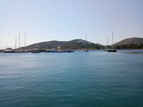 Mare Meraviglioso Barche Vela Marmaris Turchia Bella Natura — Foto Stock