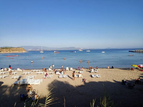 Playa Tercera Bahía Didim Turquía Hermosa Playa — Foto de Stock