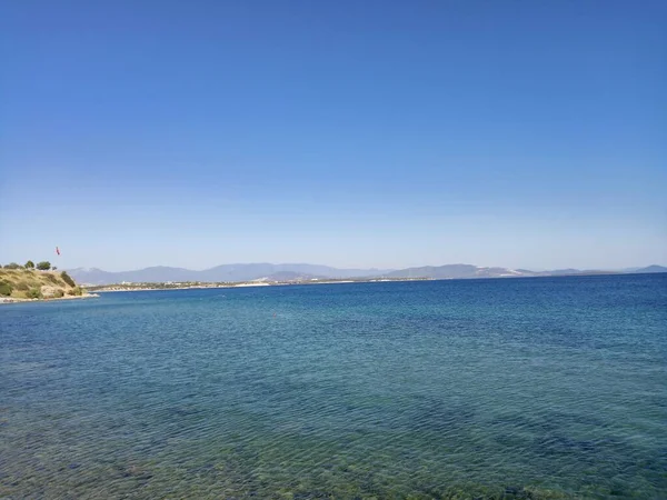 美しい海 美しい空 ディムトルコ湾 — ストック写真